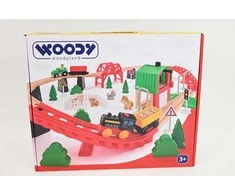 WOODYLAND Drewn. kolejka Farma 60el 93077 30777