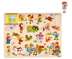 Dėlionė WOODYLAND Duże puzzle drewn.su uchw.91912 19123