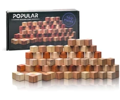 WOODYLAND POPULAR Medinės kaladėlės 100 vnt. noage 92230