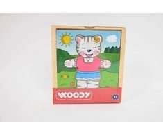 Dėlionė WOODYLAND Puzzle garderoba Kotka 18el 90019 00190