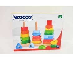Dėlionė WOODYLAND Rinkinys bokštų krovimo aikštelė 90227 02279