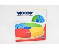 WOODYLAND sulankstomi vaivorykštės diskai 91994 19949