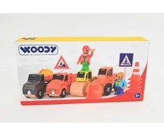 WOODYLAND Zest.poj.Maszyny budow.12szt 90797 07977