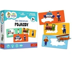 Dėlionė Žaidimas Transporto priemonės - Mažylių ABC - Trefl 02907