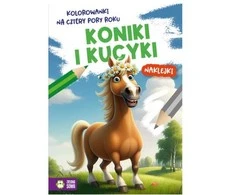 Zielona Sowa ZIELONASOWA Kolorowanki na cztery pory roku Koniki 83083