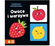 Zielona Sowa ZIELONASOWA Ksišżeczka kontrastowa Owoce i warzywa 82932