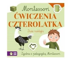 ZIELONASOWA Montessori ćwiczenia czterolatka 06276
