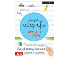 ZIELONASOWA Zeszyt do kaligrafii. Wyrazy, zdania 80754