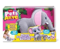 *****ZURU Pets Alive Mama dramblys su mažyliais funk 9570