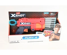 Zuru XSHOT - „Excel Fury 4“ putplasčio smiginio šaudyklė (16 smiginių)