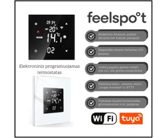 Elektroninis programuojamas termostatas be rėmelio Feelspot FSSWT16, Tuya