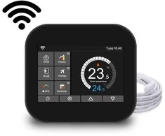 Feelspot WTH07.36WIFI termoreguliatorius sp juoda
