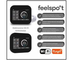 Feelspot WTH07.36WIFI termoreguliatorius sp juoda