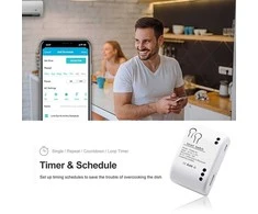 Išmanusis jungiklis - rėlė Feelspot FS-SRS02W RF, Wi-fi, Tuya