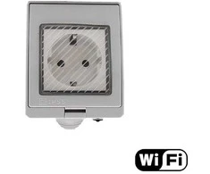 Vandeniui atsparus kištukinis lizdas Feelspot FS-WSK02WE IP55 WiFi, Tuya
