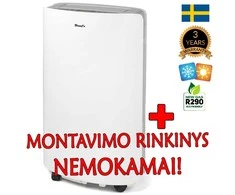 Mobilus kondicionierius su šildymu CORTINA DUO Wood's +DOVANA montavimo rinkinys