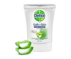 Dettol Antibakterinis skysto muilo užpildas bekontakčiui aplikatoriui Aloe and Vitamin E 250ml
