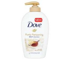 Dove Pampering Sviestmedžių aliejumi &amp; Vanilla Liquid Soap moterims, 500 ml