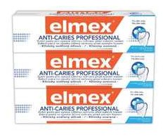 Elmex Dantų pasta "Anti Caries Professional Trio" 3 x 75 ml