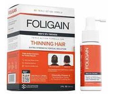 Foligain Trigubo poveikio serumas nuo plaukų slinkimo (formulė plonėjantiems plaukams) 59 ml