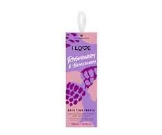 Set I Love: Raspberry &amp; Blackberry Hydrating Dušo želė For All Skin Types, 500 ml + I Love Body Sponge
