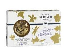 Maison Berger Paris Dovanų rinkinys automobiliniam difuzoriui "Gold + Lolita Lempicka