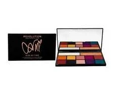 Makeup Revolution Carmi Eyeshadow Palette Kiss Of Fire 12 Shades, 27 g