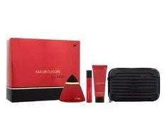 Mauboussin Mauboussin in Raudona rinkinys moterims (EDP, 100 ml + EDP, 20 ml + kūno losjonas, 75 ml)
