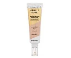 "Max Factor Miracle Pure" odą puoselėjantis makiažo pagrindas su 24 valandų drėkinamuoju poveikiu Spf30 76-Warm Golden 30ml