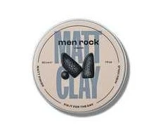 Men Rock Matt Clay Matinis plaukų modeliavimo molis, 30 ml