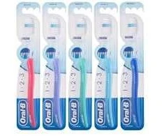 Oral-B 1-2-3 Indikatorius Dantų šepetėlis Unisex, 1 pc