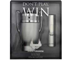 Paco Rabanne Invictus dovanų rinkinys EDT 100 ml miniatiūros Invictus EDT 10 ml