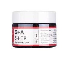 Q+A 5-HTP Face &amp; Neck Kreminis Veido ir kaklo kremas, 50 ml