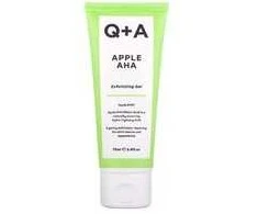 Q+A Apple AHA Exfoliating Gel Gelinis veido šveitiklis, 75 ml