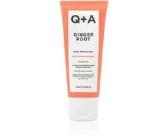 Q+A Ginger Root Daily Moisturiser Kasdienis drėkinamasis kremas, 75 ml