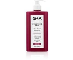 Q+A Hyaluronic Acid Post-Shower Moisturiser Drėkinamasis kūno kremas su hialurono rūgštimi, 250 ml