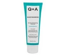 Q+A Niacinamide Gentle Exfoliating Valiklis Švelnus šveičiamasis veido prausiklis, 125 ml