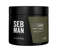 Sebastian Professional Professional SEB MAN The Dandy Shiny Light Hold Pomade plaukų pomada vyrams, 75 ml