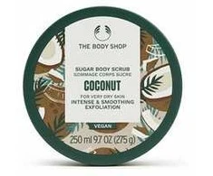„The Body Shop“ kūno šveitiklis labai sausai odai su kokosų ekstraktu (kūno šveitiklis), 250 ml