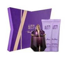 Set Thierry Mugler: Alien Eau De Parfum For Women, 30 ml + Alien Dušo želė All Skin Types, 50 ml + Alien Hydrating Losjonas kūnui, 50 ml