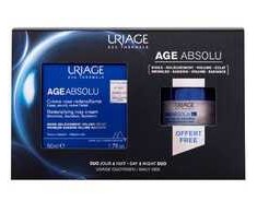 Uriage Age Absolu Day &amp; Night Duo Day Kreminis rinkinys moterims (Age Absolu Redensifying Rosy Kreminis 50 ml + Age Absolu Redensifying Sleeping Mask 15 ml)