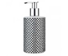Vivian Gray Creamy liquid soap Juodas &amp; Baltas Diamonds ( Luxury Kreminis Soap), 250 ml