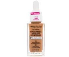 Wet n Wild Bare Focus Niacinamido odos atspalvio makiažas