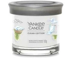 Yankee Candle „Yankee“ žvakių stiklinė „Clean Cotton“, 122 g