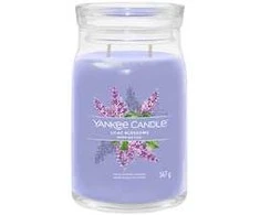 Yankee Candle Aromatinė žvakė Aromatinė žvakė Signature glass large Lilac Blossoms 567 g