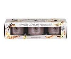Yankee Candle Yankee žvakė su vaniliniu kremu brulee, 3 x 37 g