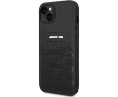 Dėklas Mercedes AMG Debossed Lines Case for iPhone 13 / 14 / 15 - Juodas