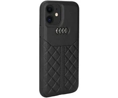 Apple iPhone 11 Audi Genuine odinis dėklas (AU-TPUPCIP11R-Q8/D1-BK) juodos spalvos