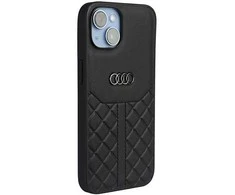 Apple iPhone 14 Audi Genuine odinis dėklas (AU-TPUPCIP14-Q8/D1-BK) juodos spalvos