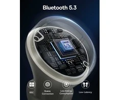 BASEUS belaidės bluetooth ausinės TWS ENC IPX4 Bowie E18 baltas